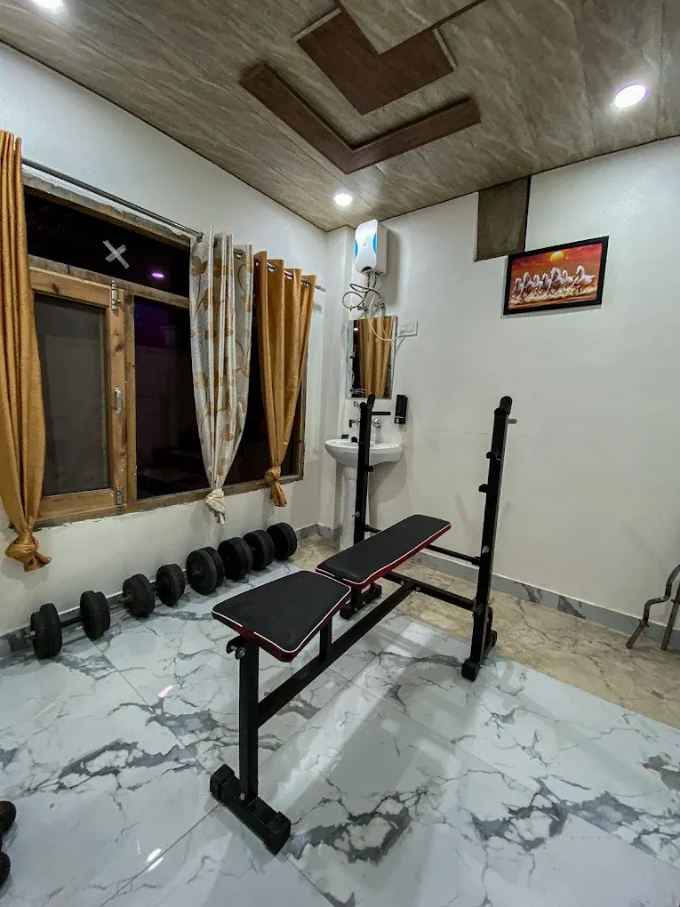 Fitness corner at Alpine Crest Homestay