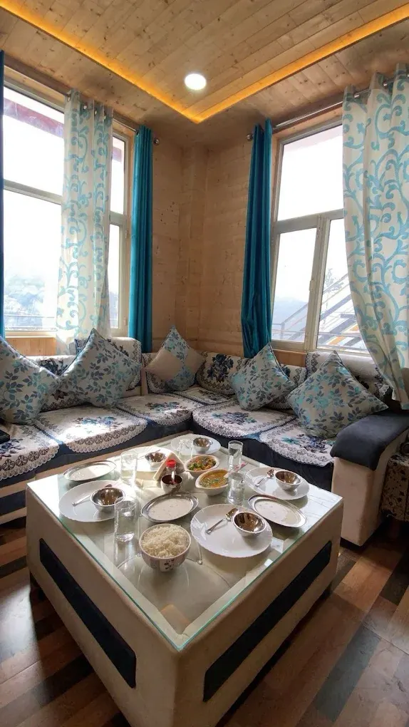 Home-cooked Himachali thali at Alpine Crest Homestay