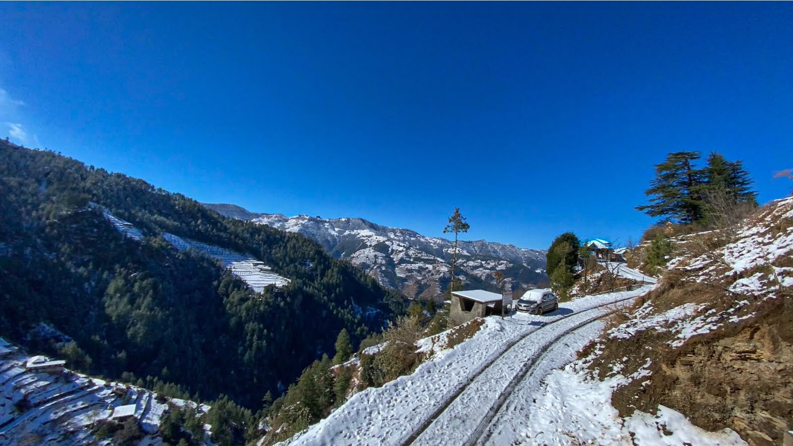 Snow view from Alpine Crest Homestay