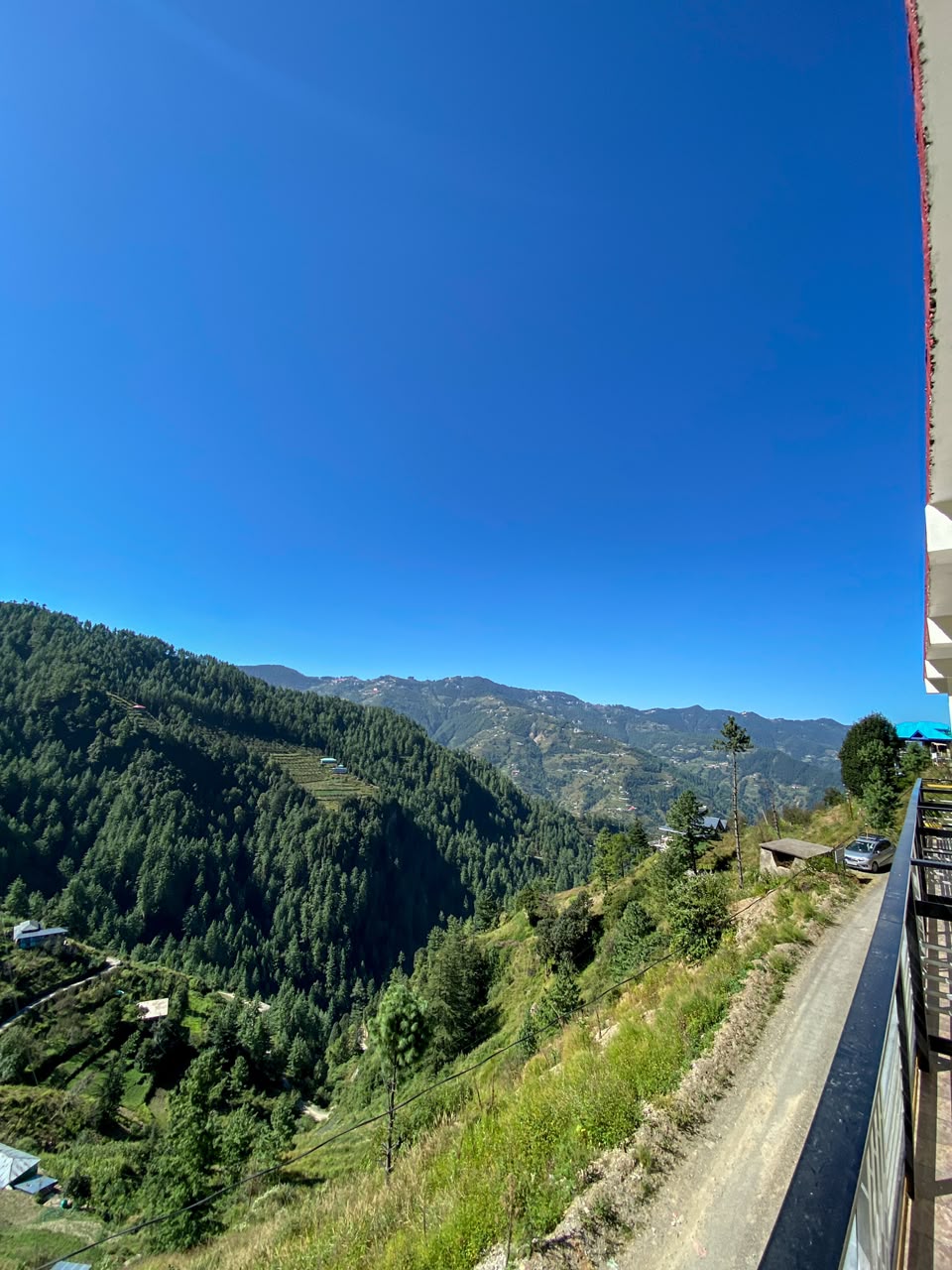 Scenic mountain view from Alpine Crest Homestay